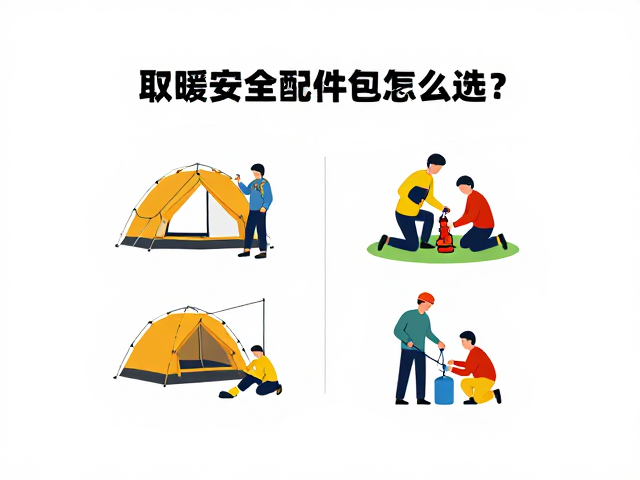 取暖安全配件包怎么选?配合帐篷固定绳与定期检查,守护户外温暖