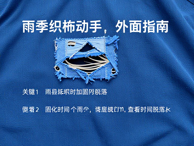 雨季织物破洞补丁套防水加固指南,查看固化时间防脱落