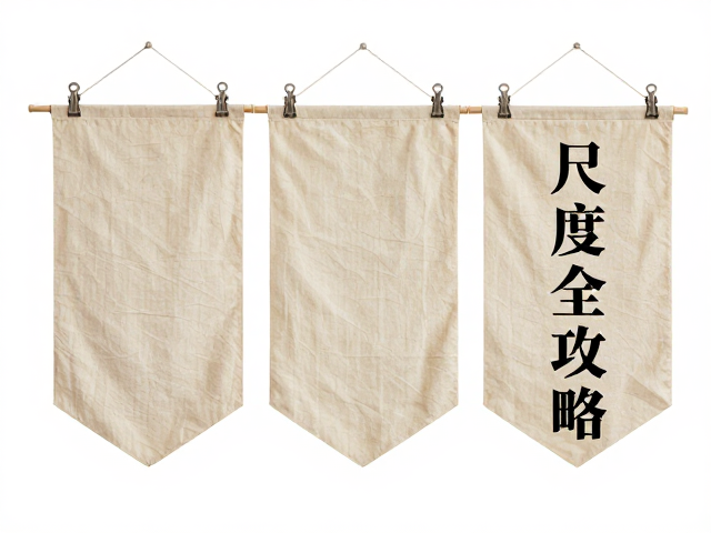 复古布艺挂旗怎么选?夹子固定法,尺寸长度全攻略