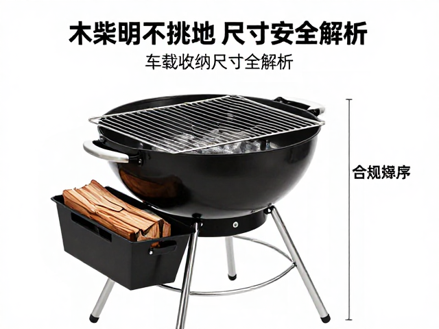 折叠炭烤架怎么选？木柴明火不挑地，车载收纳尺寸全解析