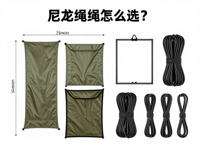 尼龙悬挂绳索怎么选？轻量化露营布光与收纳全攻略