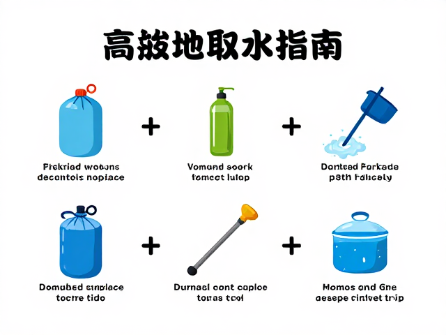 高海拔营地取水指南,野外净水工具与水袋高效搭配技巧