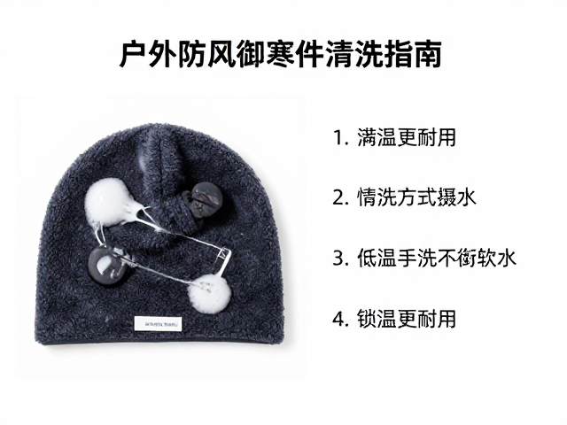 低温手洗抓绒帽?户外防风御寒套件清洗指南,锁温更耐用