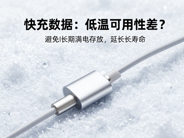 快充数据线低温可用性差?避免长期满电存放,延长寿命