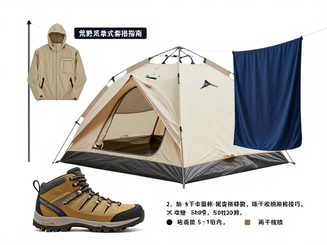 单兵荒野求生套搭配指南,中帮登山鞋选购与帐篷晾干收纳技巧