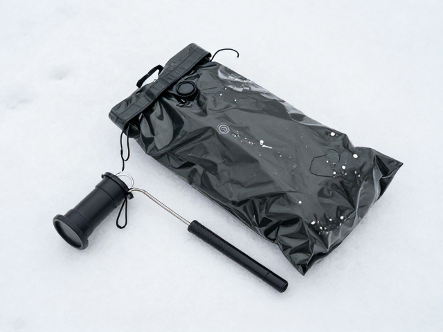 雪地生存取水指南,野外净水工具与防水袋破损检查技巧