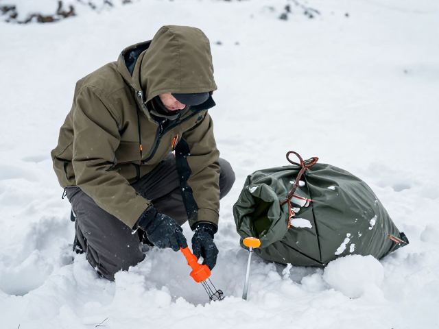 雪地生存取水指南,野外净水工具与防水袋破损检查技巧