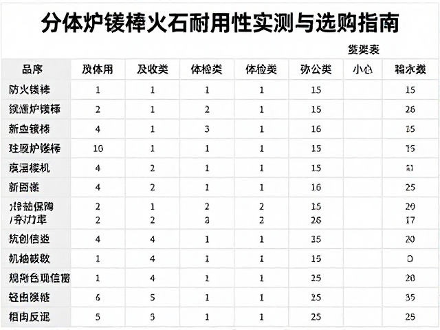防水打火石怎么选？分体炉镁棒火石耐用性实测与选购指南