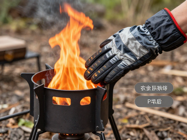 一体式折叠炉防回火结构详解，搭配隔热手套安全露营指南