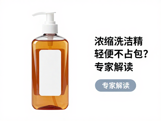 浓缩洗洁精轻便不占包，是否食品接触安全？专家解读