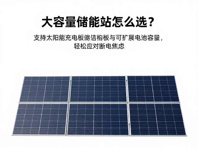 大容量储能站怎么选？支持太阳能充电板与可扩展电池容量，轻松应对断电焦虑