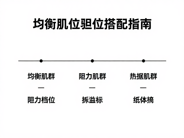 中低心率区间训练,均衡肌群与阻力档位的科学搭配指南