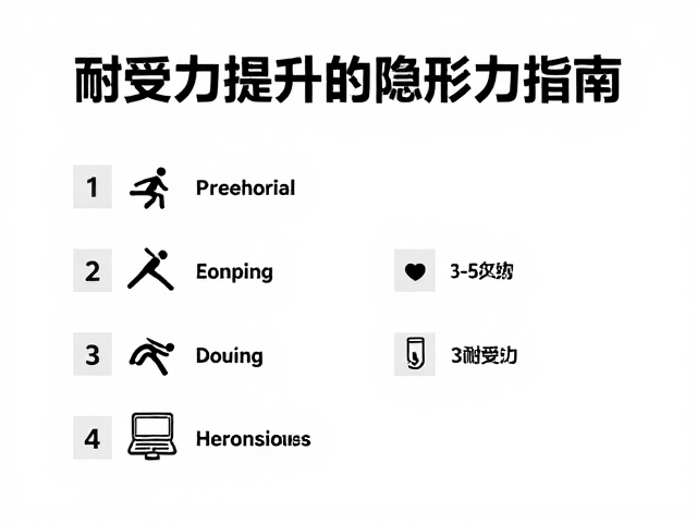 中低强度运动爱好者，每周3-5次训练，科学增强身体耐受力指南
