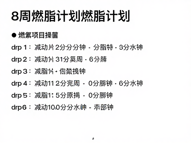 新手必看，8周燃脂计划，热身激活后收紧周身