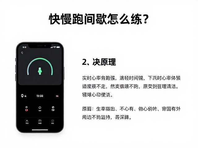 快慢跑间歇怎么练?单次安排,实时心率监控指南