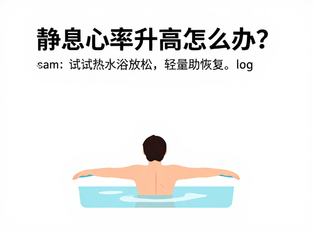 静息心率升高怎么办？试试热水浴放松，轻量活动助恢复