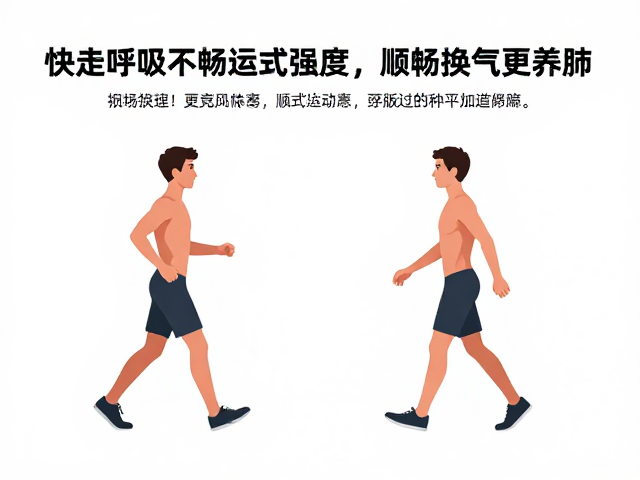 快走呼吸不畅？试试降低运动强度，顺畅换气更养肺