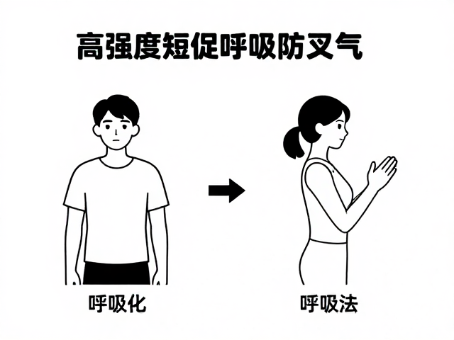 高强度短促呼吸防岔气,深浅搭配呼吸法详解
