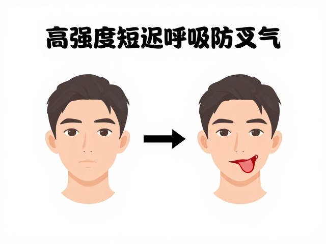 高强度短促呼吸防岔气,深浅搭配呼吸法详解