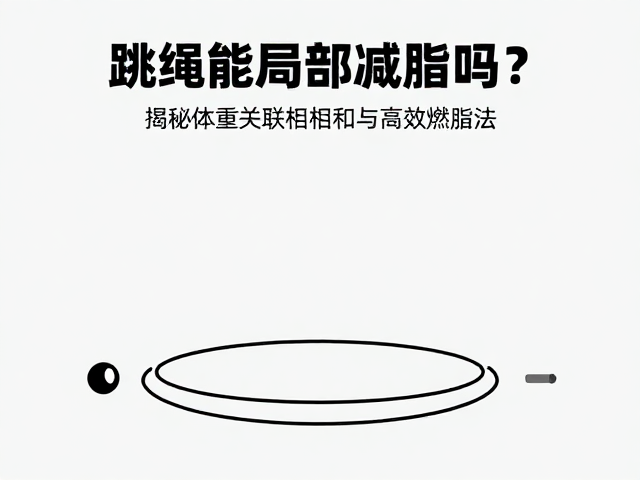 跳绳能局部减脂吗?揭秘体重关联真相与高效燃脂法