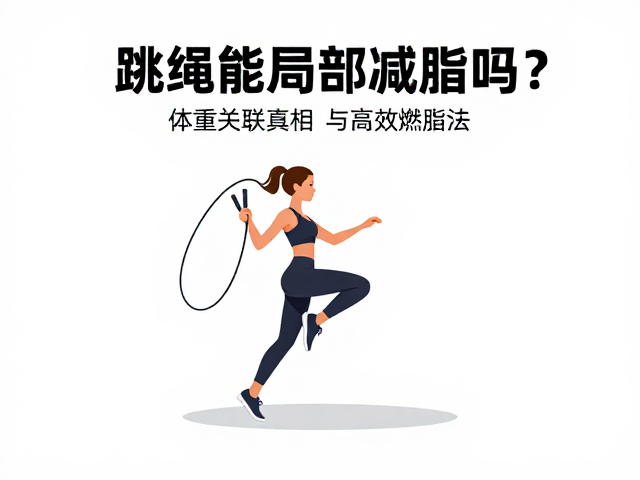 跳绳能局部减脂吗?揭秘体重关联真相与高效燃脂法