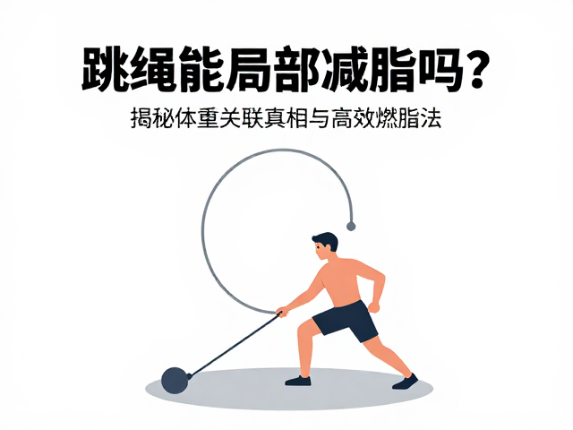 跳绳能局部减脂吗?揭秘体重关联真相与高效燃脂法