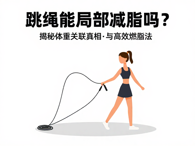 跳绳能局部减脂吗?揭秘体重关联真相与高效燃脂法