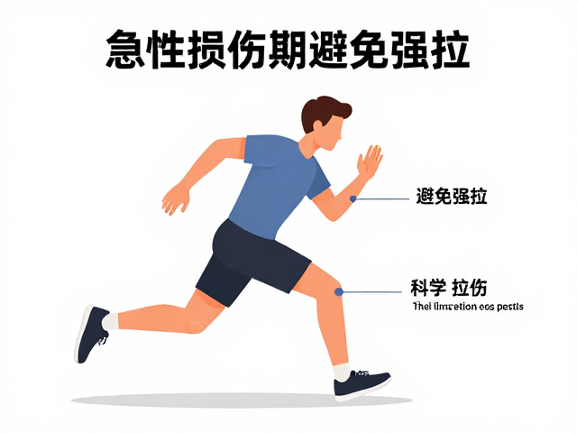 跑步初学者必看,急性损伤期避免强拉,科学规避拉伤