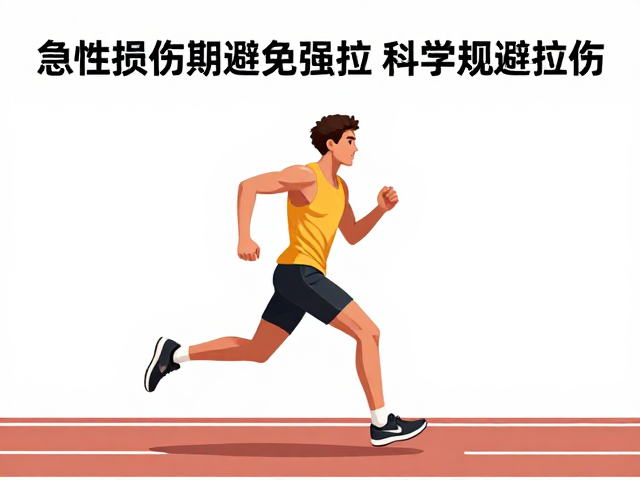 跑步初学者必看,急性损伤期避免强拉,科学规避拉伤