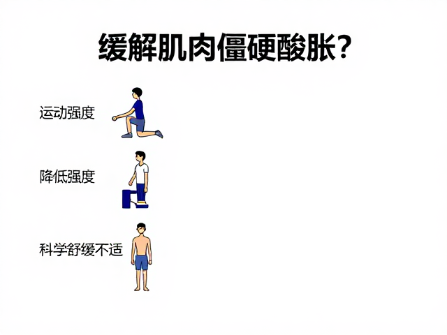 缓解肌肉僵硬酸胀?试试降低运动强度,科学舒缓不适