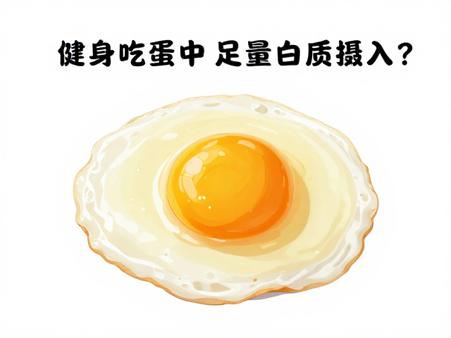 健身吃蛋清热量适中,如何保证足量蛋白质摄入?