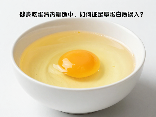 健身吃蛋清热量适中,如何保证足量蛋白质摄入?