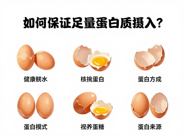 健身吃蛋清热量适中,如何保证足量蛋白质摄入?