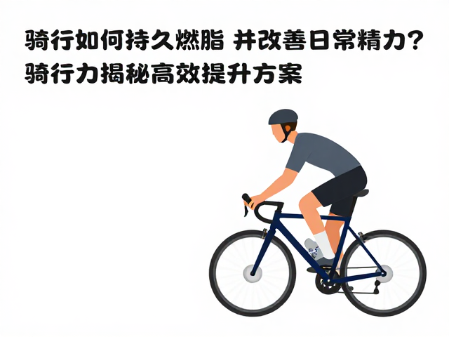 骑行如何持久燃脂并改善日常精力?揭秘高效提升方案