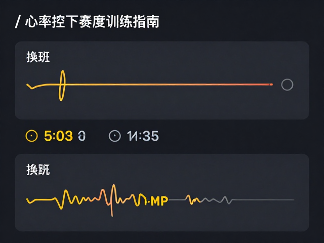 心率控在燃脂区！高心肺参与度的随心节奏训练指南