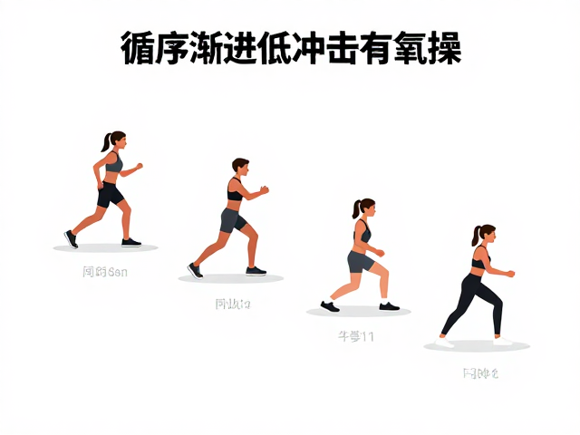 循序渐进低冲击有氧操,如何科学增加负荷,安全高效减脂