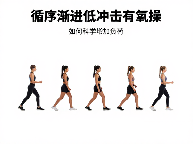 循序渐进低冲击有氧操,如何科学增加负荷,安全高效减脂