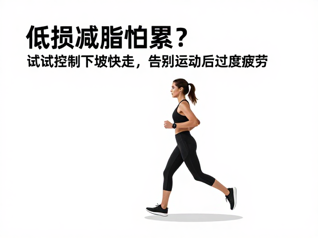 低损减脂怕累?试试控制下坡快走,告别运动后过度疲劳
