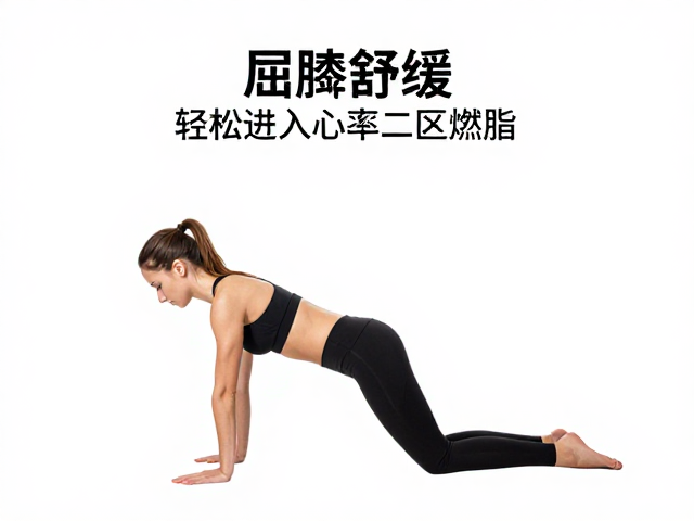 30分钟低冲击有氧,屈膝舒缓训练,轻松进入心率二区燃脂