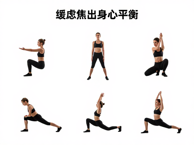 缓解焦虑紧张,5个低冲击动作舒缓疲惫,找回身心平衡