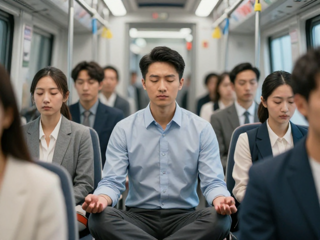 通勤族冥想减压,3分钟轻量活动,高效缓解职场焦虑