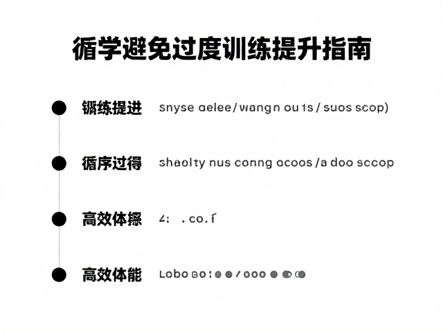 中等强度锻炼指南,科学避免过度训练,高效提升体能