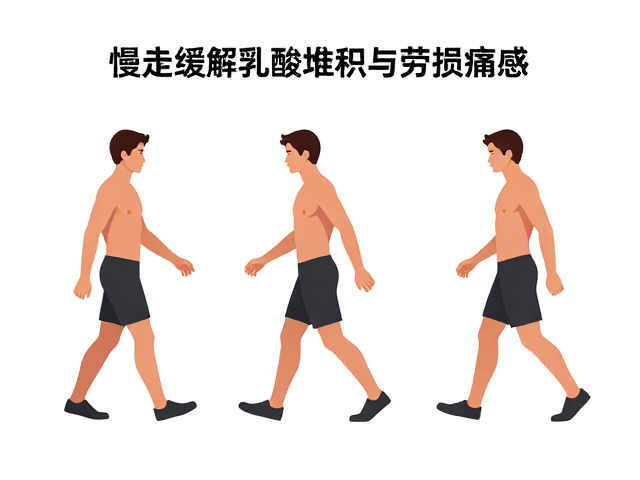 慢走缓解乳酸堆积与劳损痛感？3个动作加速恢复
