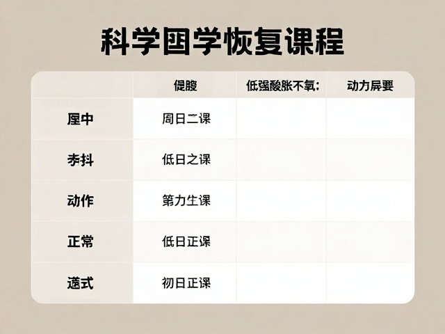 缓解酸胀不适，低强度有氧，正确动作模式，科学恢复指南