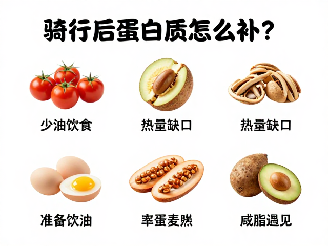 骑行后蛋白质怎么补?少油饮食,热量缺口,高效减脂不反弹