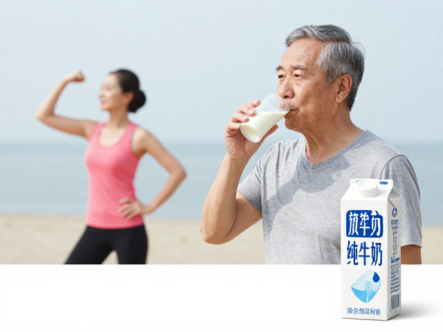 中老年有氧锻炼后及时补给，牛奶的营养价值与科学饮用指南