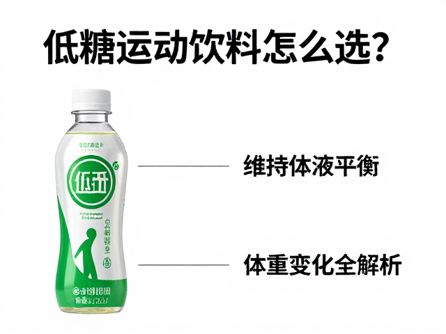 低糖运动饮料怎么选?维持体液平衡,体重变化全解析