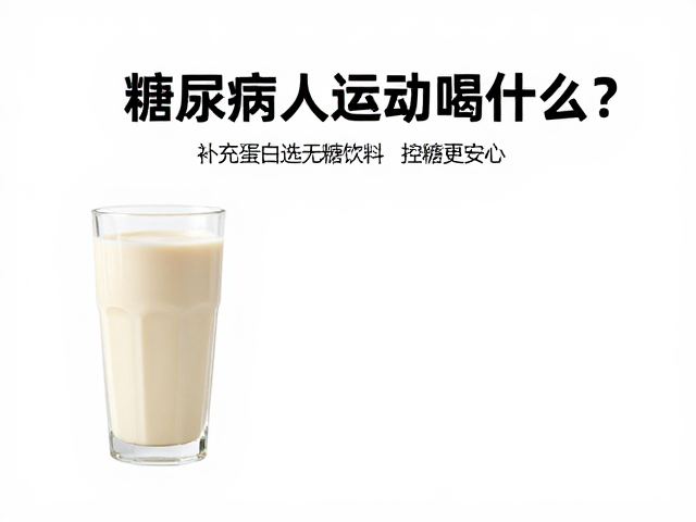 糖尿病人运动喝什么?补充蛋白选无糖饮料,控糖更安心