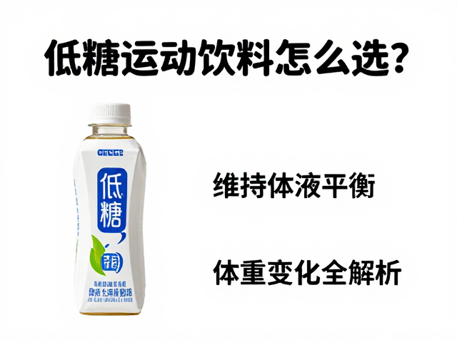 低糖运动饮料怎么选?维持体液平衡,体重变化全解析