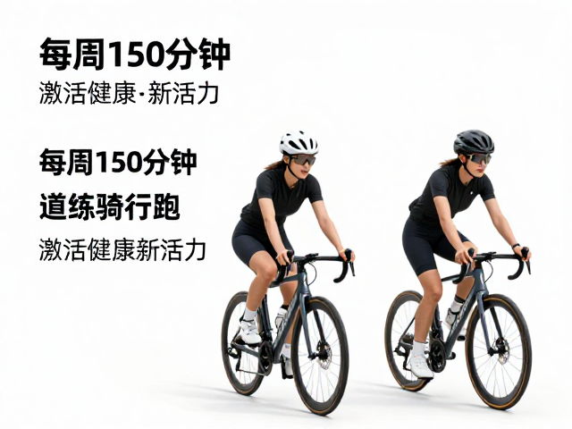 全身调动,每周150分钟骑行道锻炼,激活健康新活力